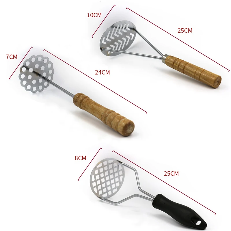 Potato Masher Ricer - Ручная картофельная толкушка для гладкого картофельного