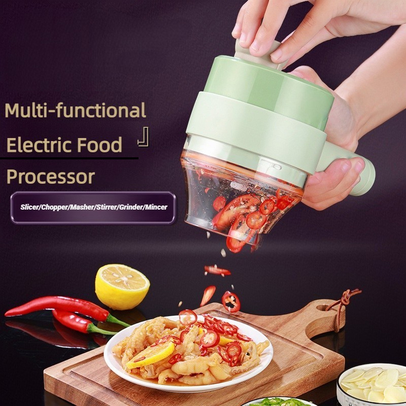 Kitchen Gadgets That Make Life Easier - Беспроводной электрический кухонный комбайн, овощерезка, нарезка