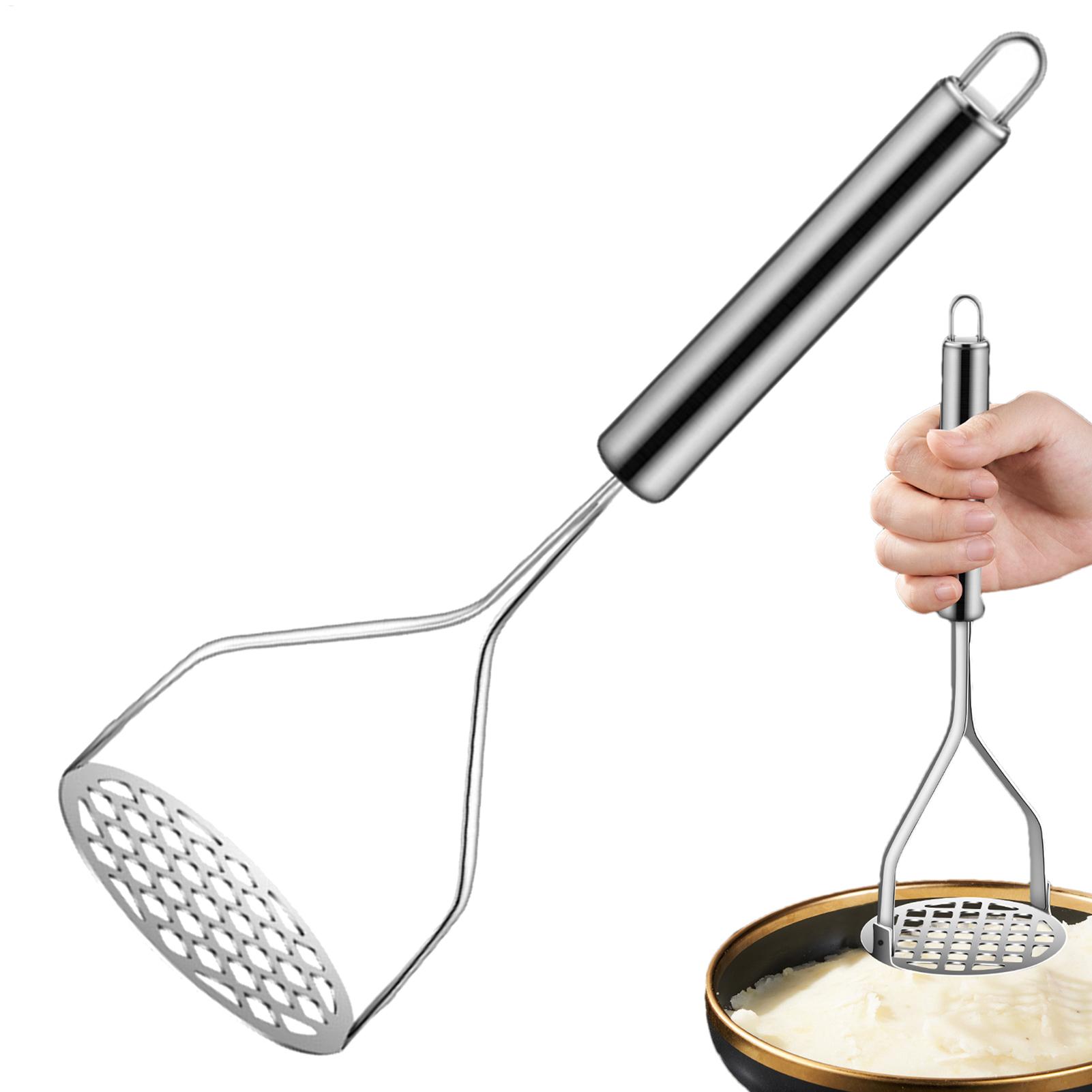 Potato Masher Ricer - Пресс-пюреир для картофеля из нержавеющей стали,