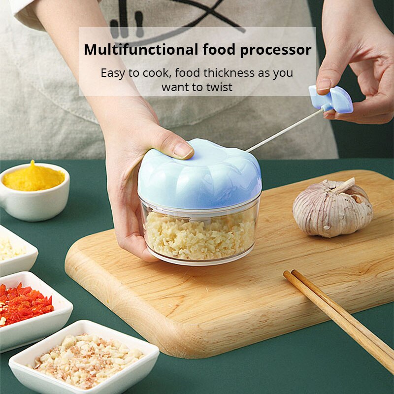 Kitchen Gadgets Garlic - 1 шт., синяя/розовая ручная давилка для
