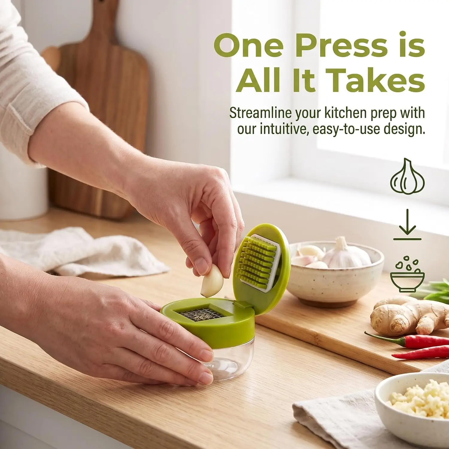 Ручной измельчитель чеснока и  – обзор и цена Manual Garlic Press