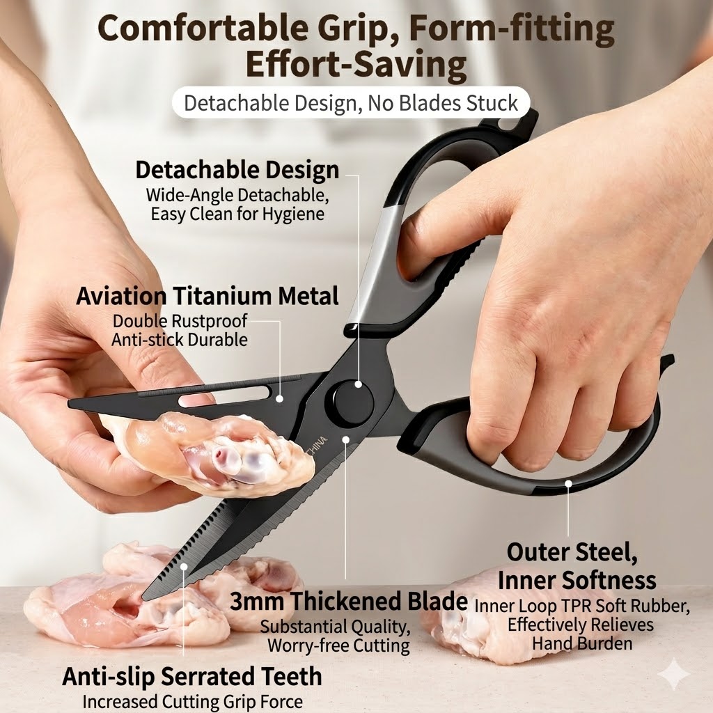 Кухонные ножницы из титана для – обзор и цена Quality Kitchen Gadgets