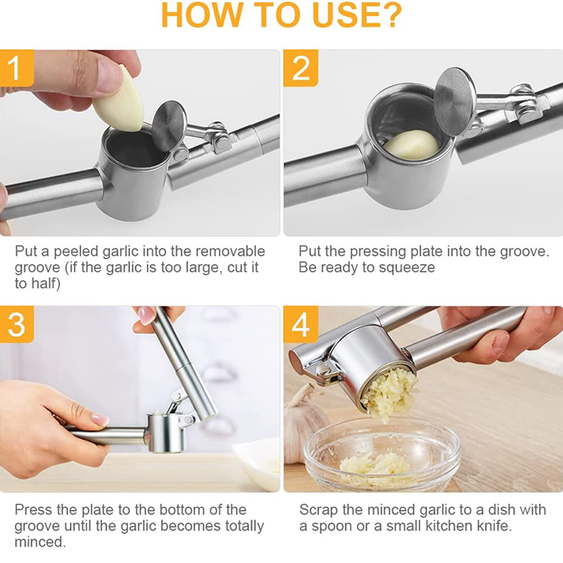 Пресс для чеснока из нержавеющ – обзор и цена Kitchen Gadgets Garlic